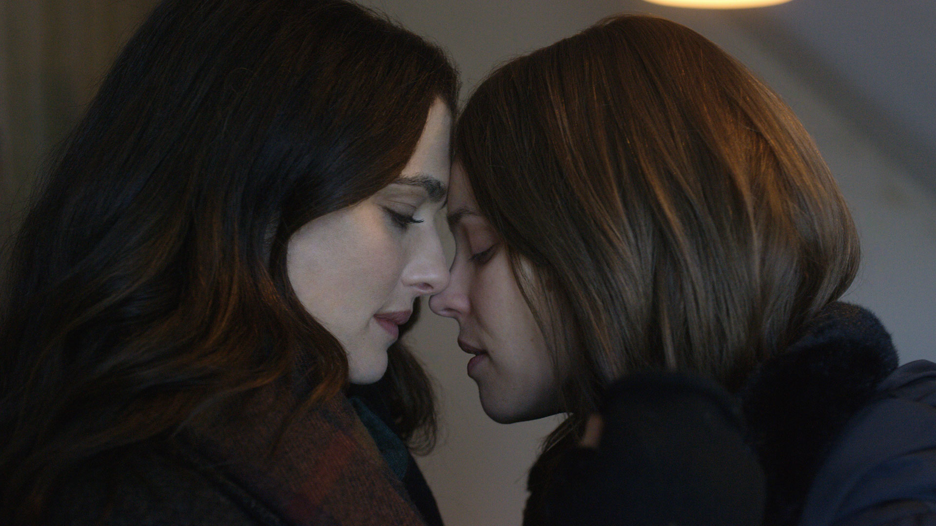Rachel Weisz and Rachel McAdams in <em>Disobedience</em> Rachel Weisz and Rachel McAdams in <em>Disobedience</em>